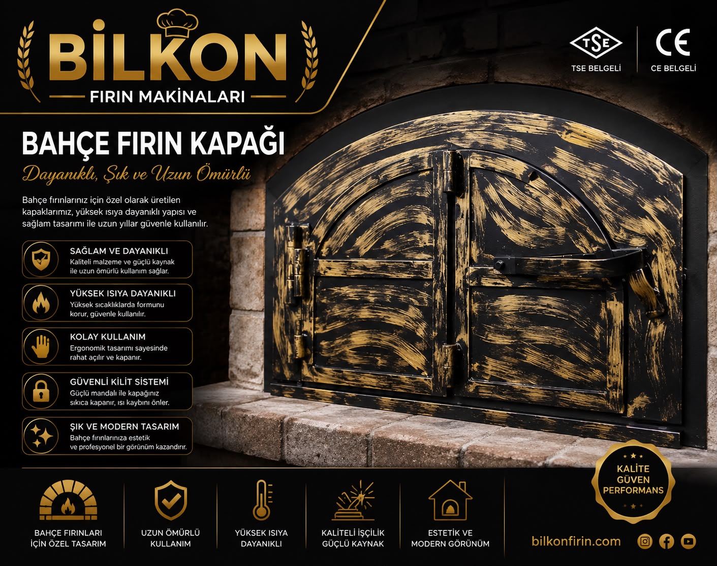 BAHÇE FIRIN KAPAĞI